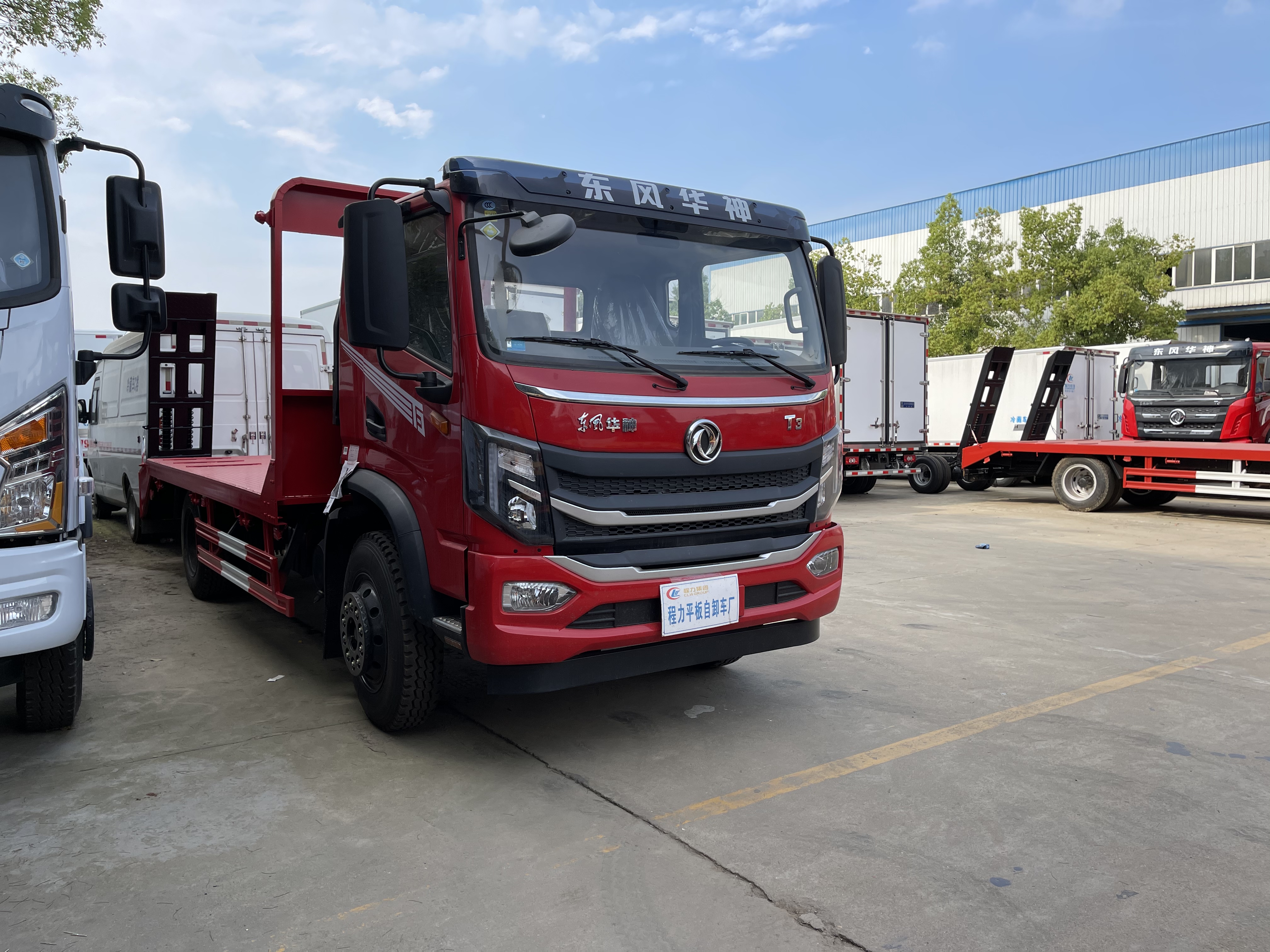東風單橋平板運輸車